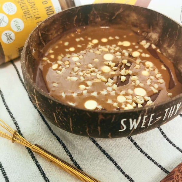 PORRIDGE AL CIOCCOLATO E BURRO DI NOCCIOLE