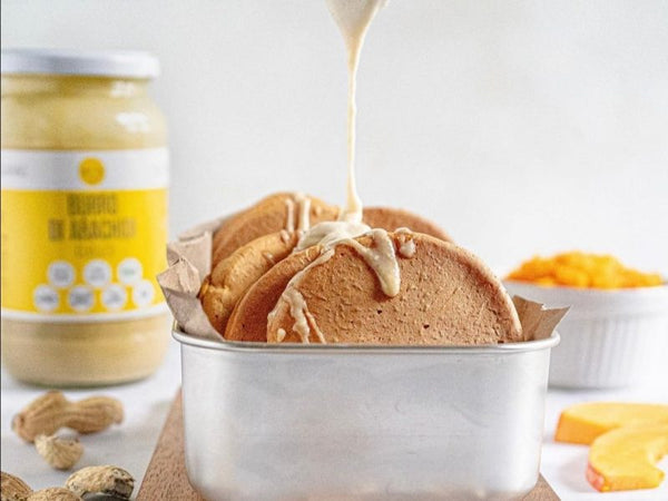 PANCAKE ALLA ZUCCA E BURRO DI ARACHIDI