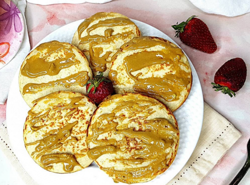 PANCAKE RICOTTA BANANA E PISTACCHIO