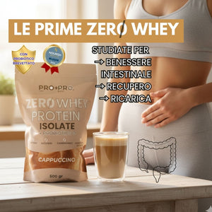 PRO+PRO ZERO WHEY PROTEIN ISOLATE Volac® con Probiotico- SENZA LATTOSIO