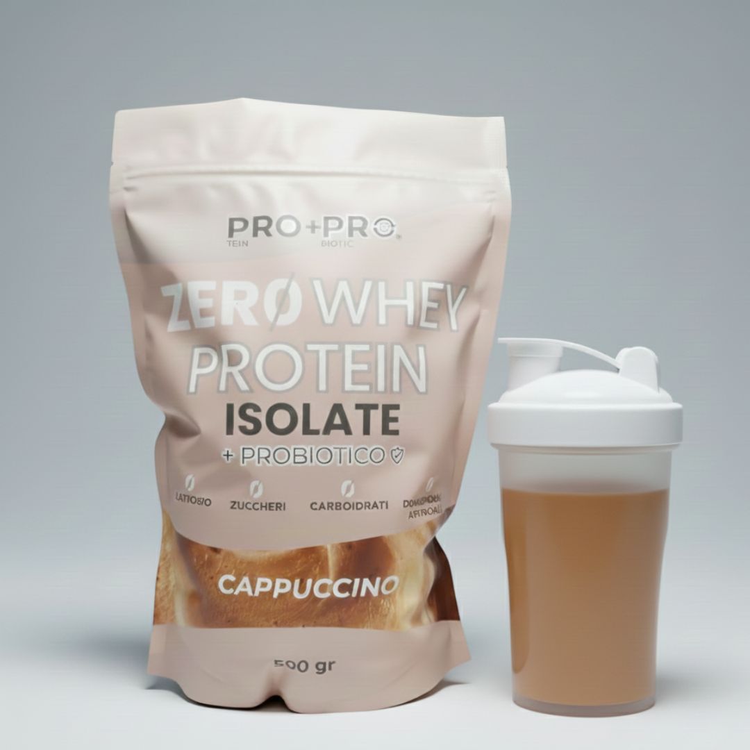 PRO+PRO ZERO WHEY PROTEIN ISOLATE Volac® con Probiotico- SENZA LATTOSIO