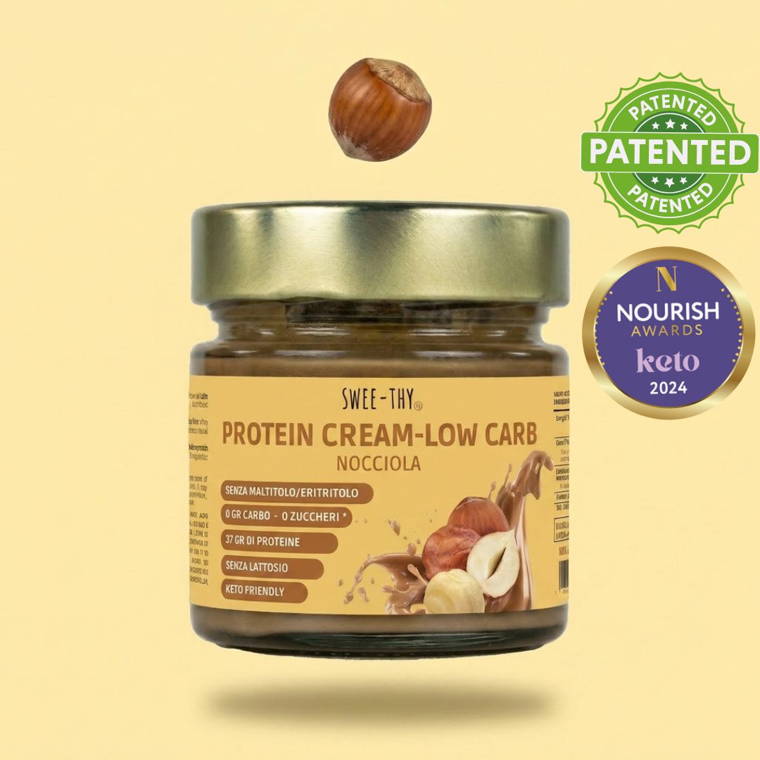 Crema proteica LOW CARB -SENZA LATTOSIO Nocciola- 200gr