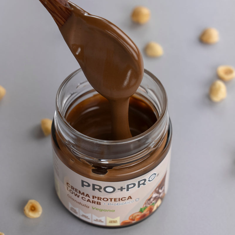 Crema proteica alla Gianduia VEGANA Keto con Probiotico – 180gr
