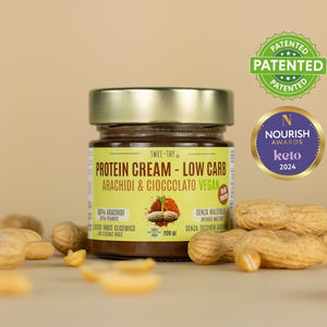 Crema proteica KETO Arachidi e Cioccolato Vegan – 200gr