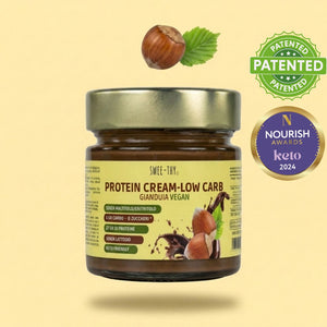 Crema proteica LOW CARB -SENZA LATTOSIO Gianduia Vegana- 200gr