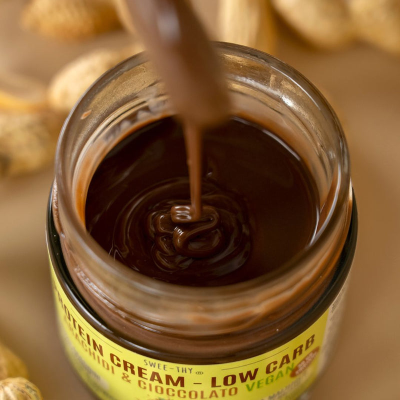 Crema proteica KETO Arachidi e Cioccolato Vegan – 200gr