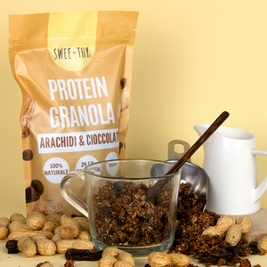 GRANOLA PROTEICA BIO arachidi e cioccolato -250gr