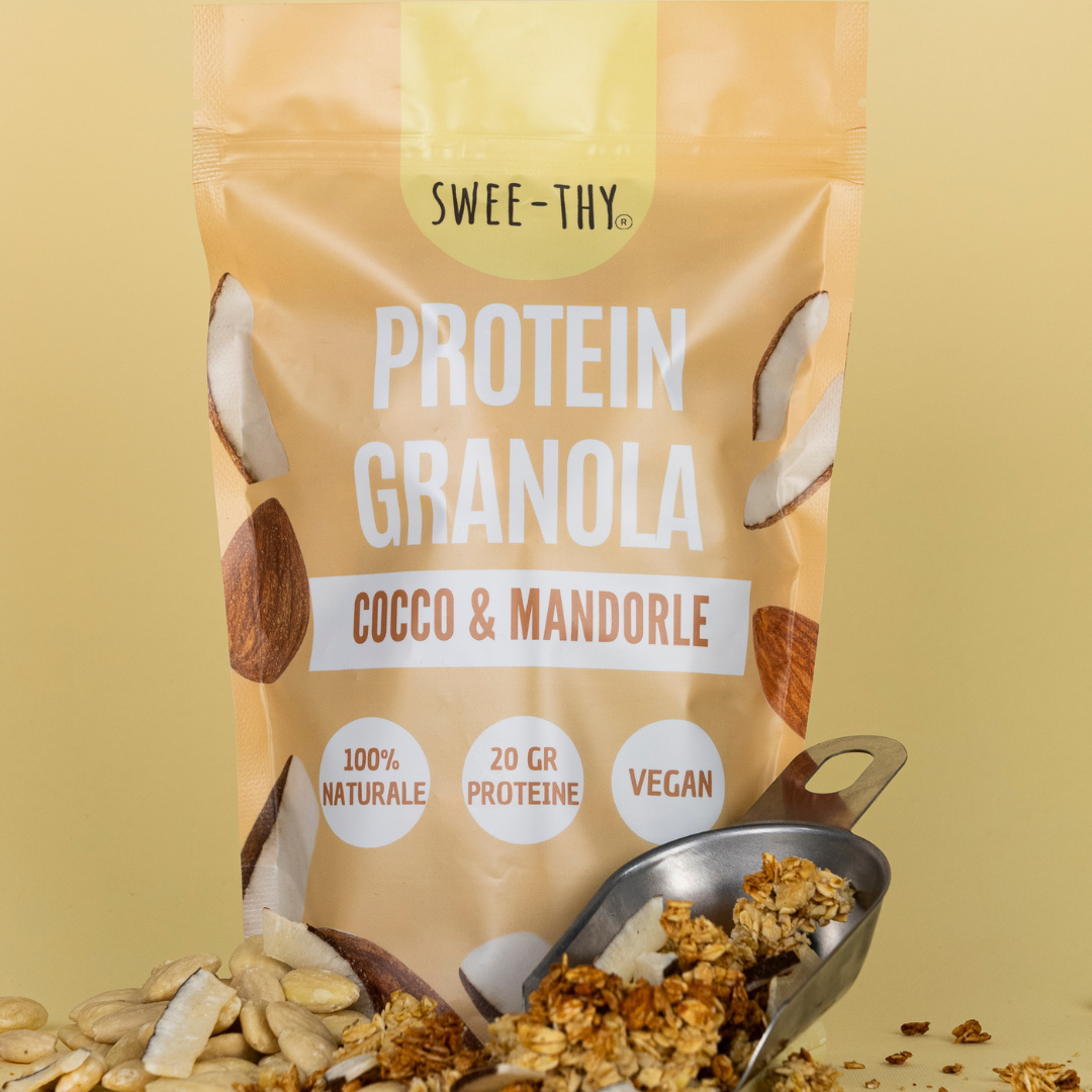 GRANOLA PROTEICA BIO cocco e mandorle -250gr
