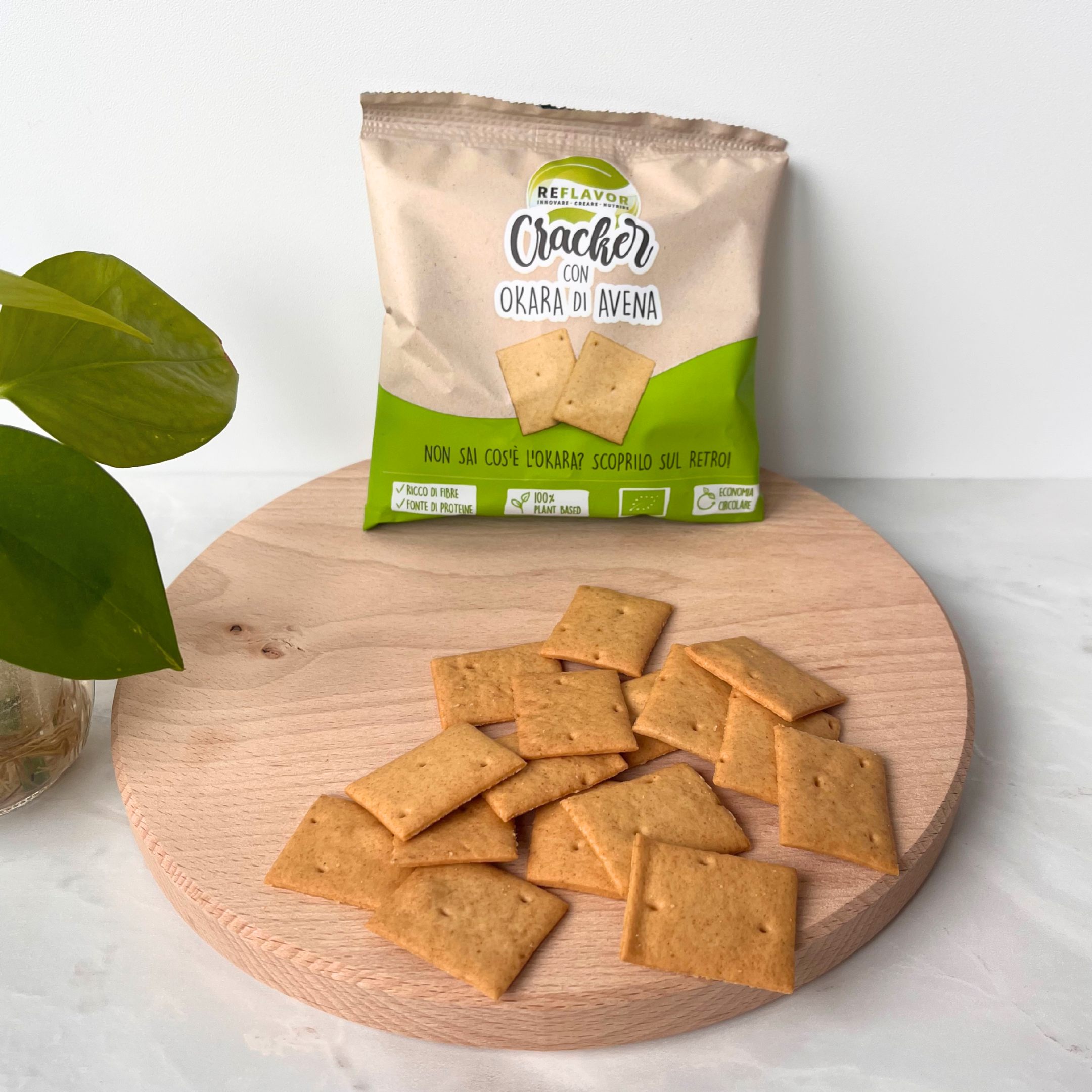 Cracker proteici Bio-con okara di Avena - 40gr
