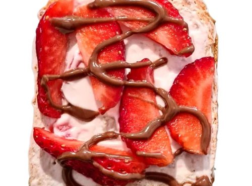 FETTAMISU’ PROTEICO FRAGOLE E CIOCCOLATO