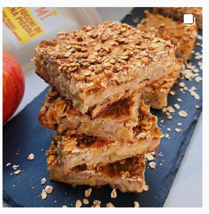 TORTA CRUMBLE DI MELE – senza zucchero