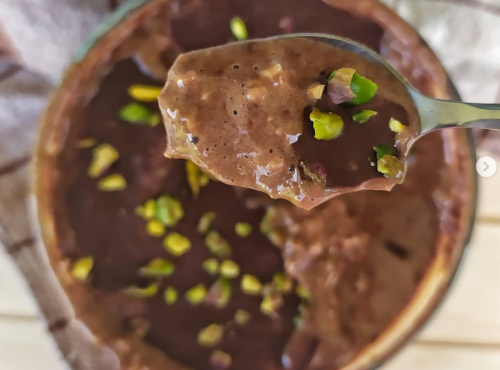 OVERNIGHT OATMEAL CIOCCOLATO E PISTACCHIO
