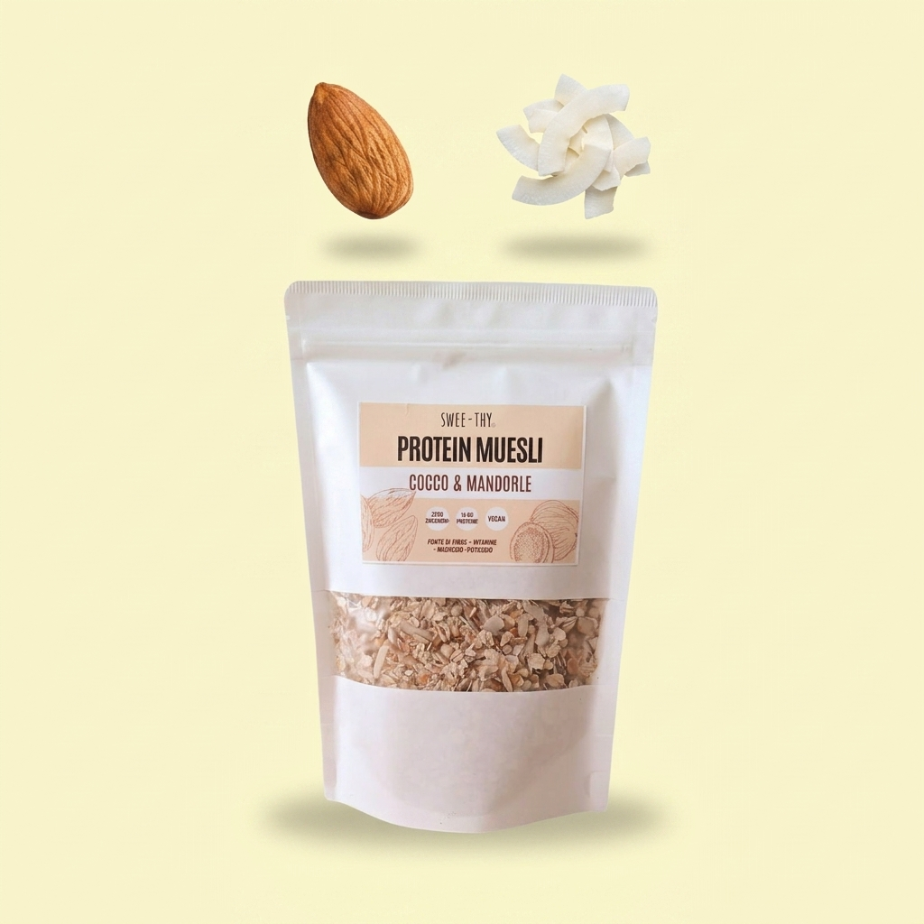 MUESLI PROTEICO- COCCO & MANDORLE 250gr