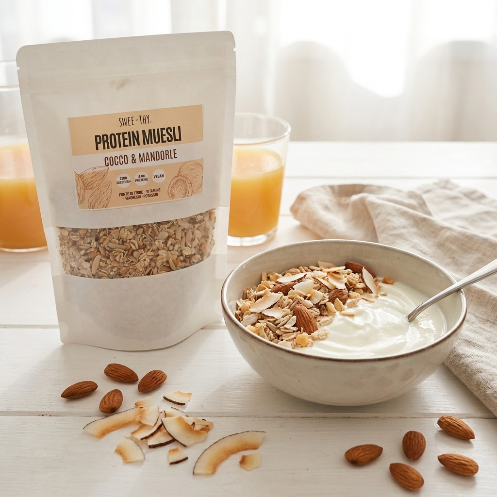 MUESLI PROTEICO- COCCO & MANDORLE 250gr
