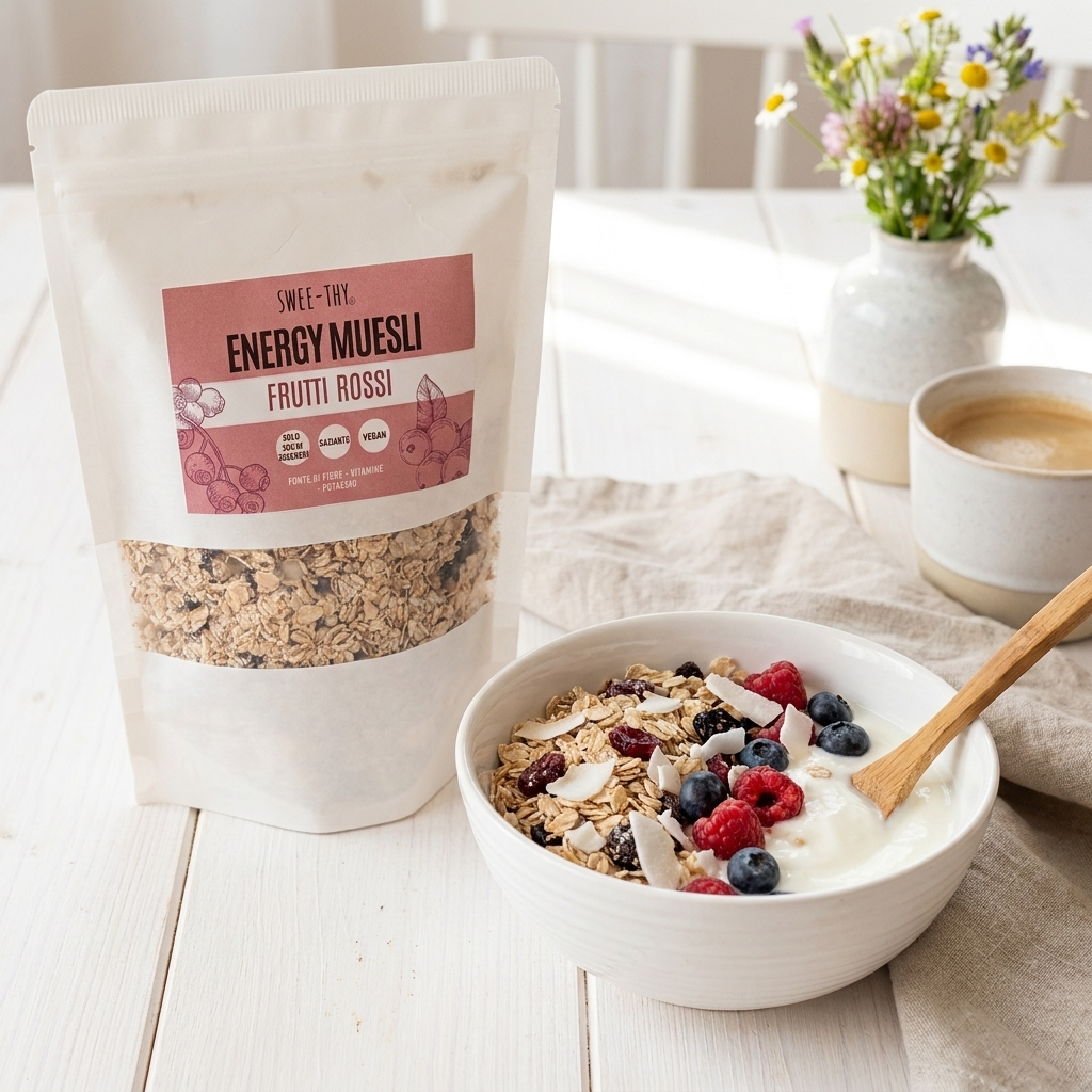 MUESLI ENERGETICO - FRUTTI ROSSI 250gr