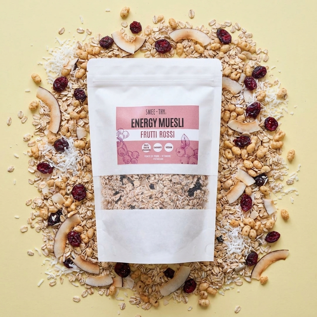 MUESLI ENERGETICO - FRUTTI ROSSI 250gr