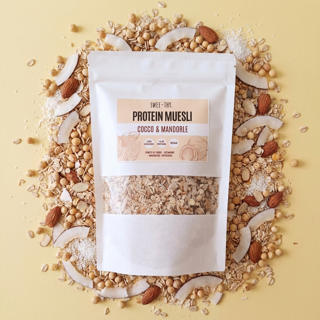 MUESLI PROTEICO- COCCO & MANDORLE 250gr