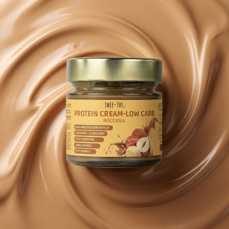 Crema proteica LOW CARB -SENZA LATTOSIO Nocciola- 200gr