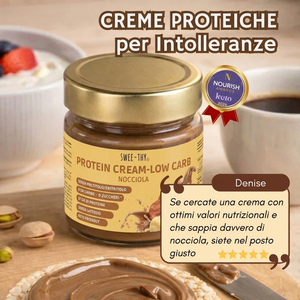 Crema proteica LOW CARB -SENZA LATTOSIO Nocciola- 200gr