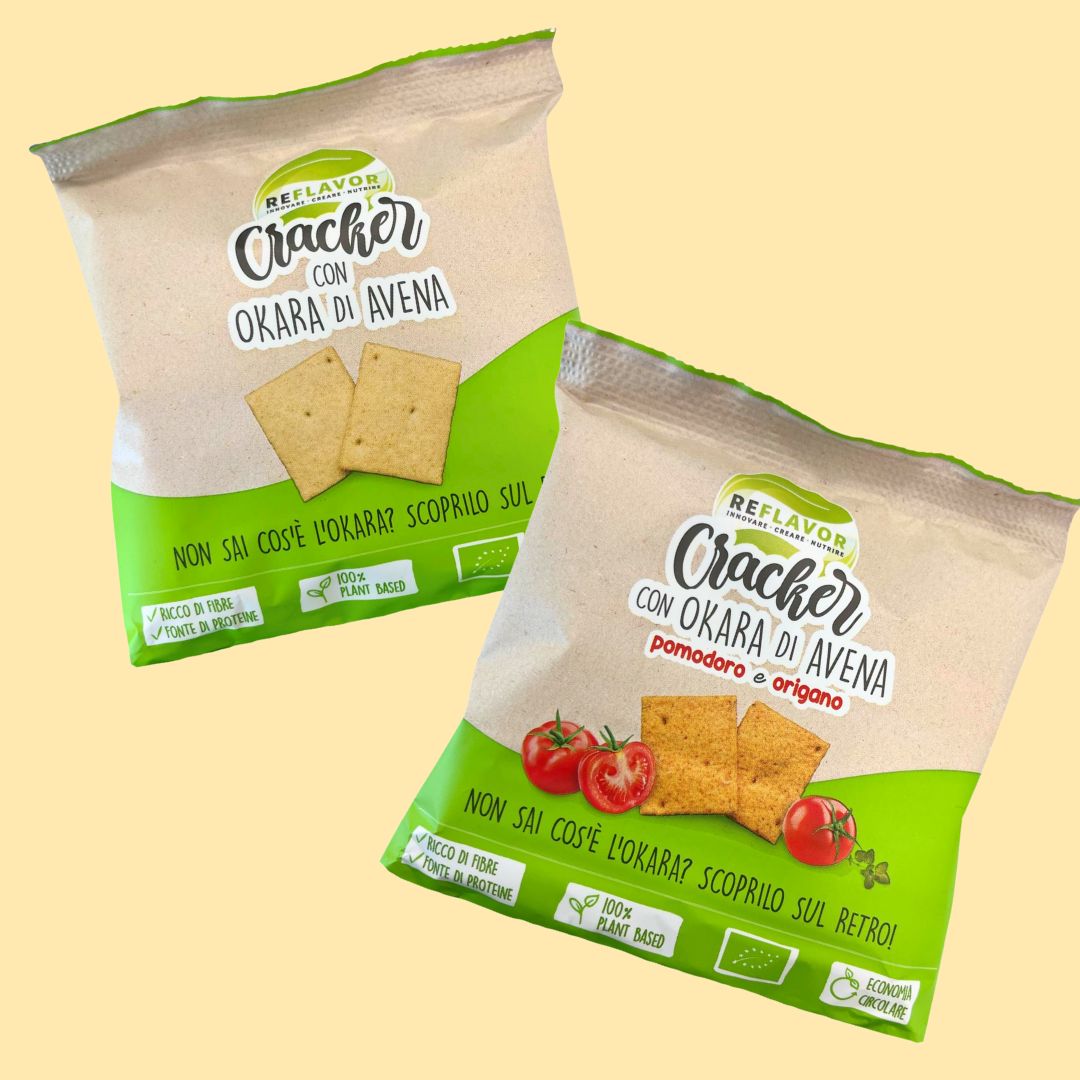 Cracker proteici Bio-con okara di Avena - 40gr